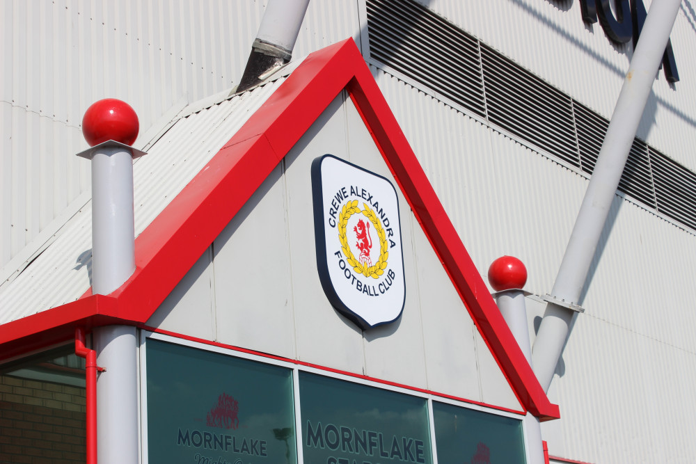 Crewe Alexandra's Chairman wants YOU to vote Crewe to be the home of Great British Railways. (Image - The Mornflake Stadium by Alexander Greensmith) 