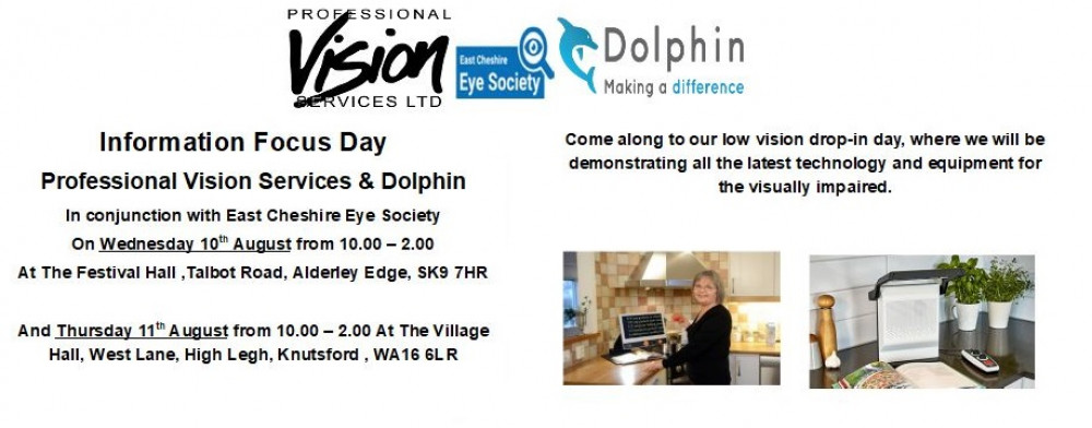 The East Cheshire Eye Society has served our town since 1875.