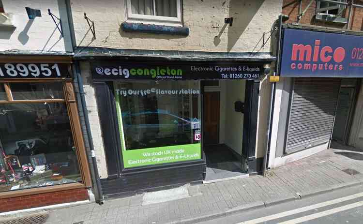 The applicants run the ecig shop in Congleton, which was forced to close temporarily during lockdown.