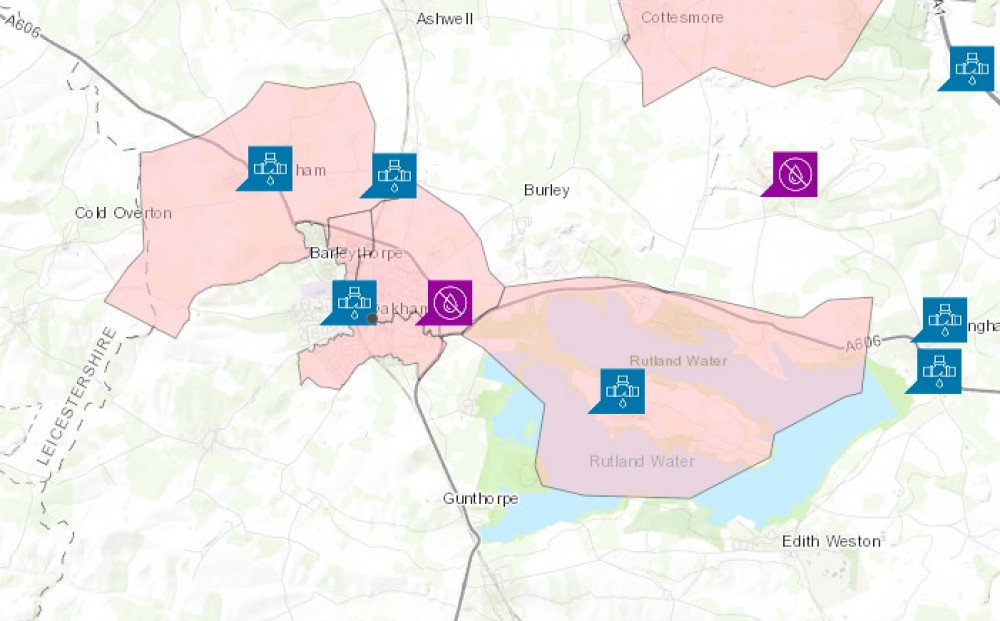 The Severn Trent map of impacted areas