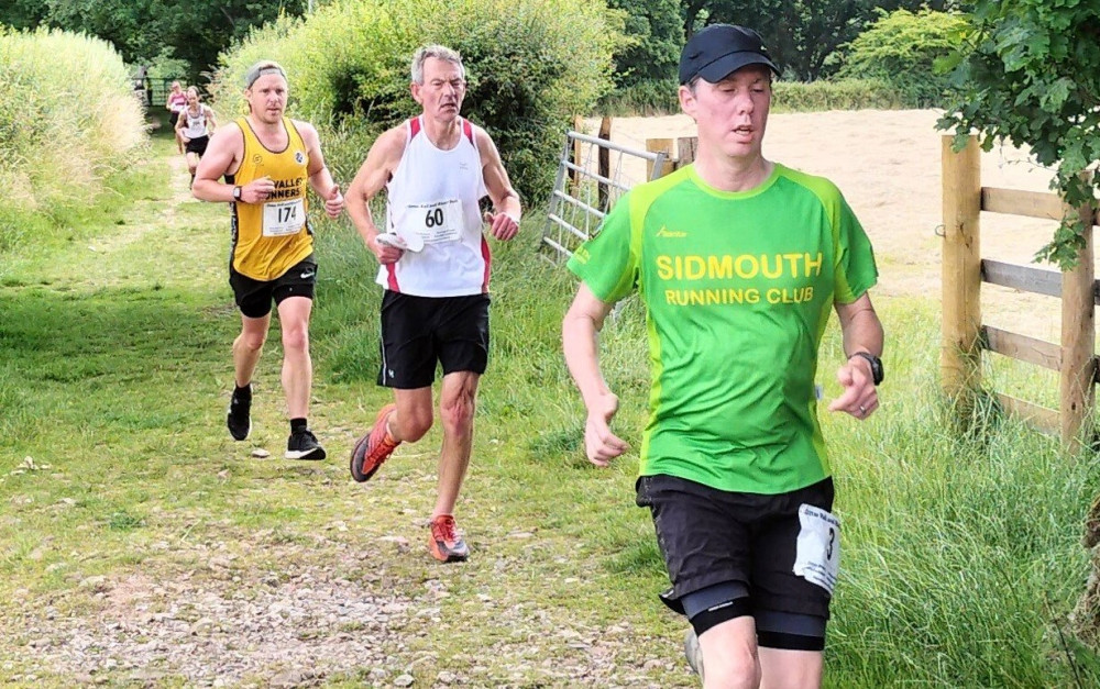 Mark Andow in action (Sidmouth Running Club)