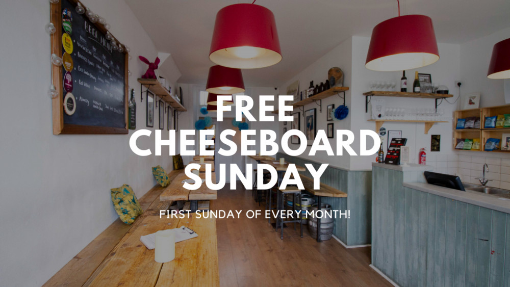 Free cheese at The Dodo Micropub