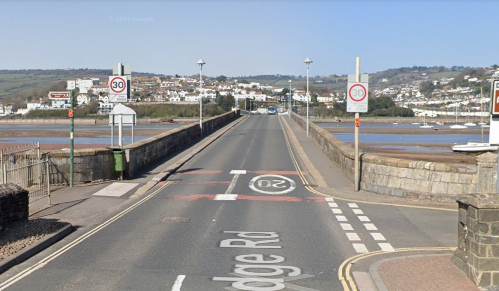 Bridge Road, Shaldon (Google Maps)