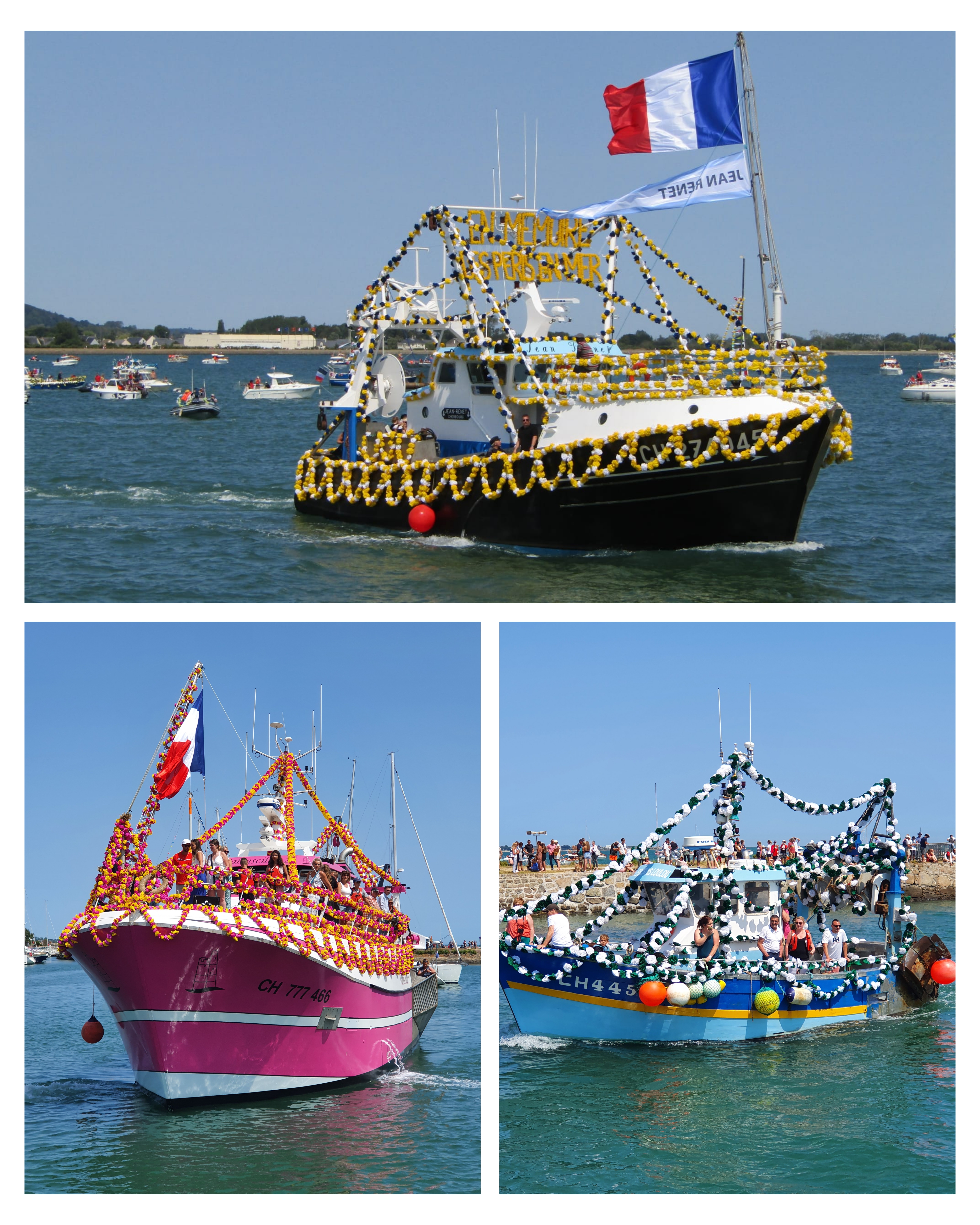 The decorated boats