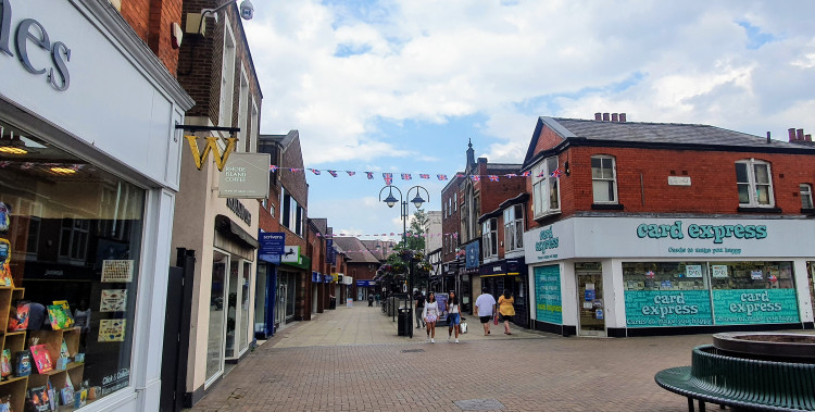 Crewe town centre footfall increased by 36 per cent between 2020/21 and 2021/22 (Ryan Parker).