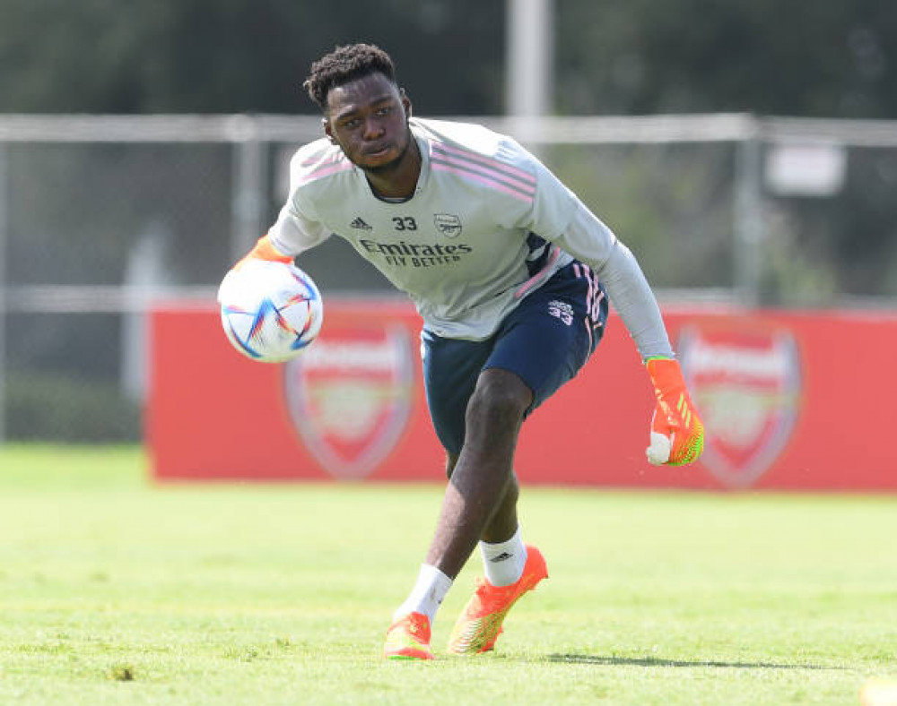 Crewe Alexandra have agreed a deal to sign 20-year-old goalkeeper, Arthur Okonkwo from arsenal (Getty).