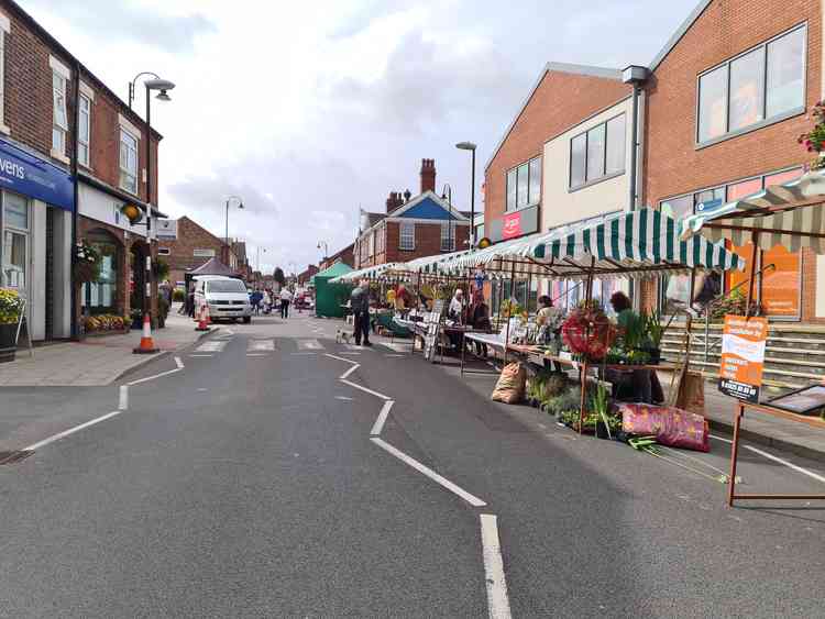 There are usually around 25 traders at the market. Image credit: Kayla Powell