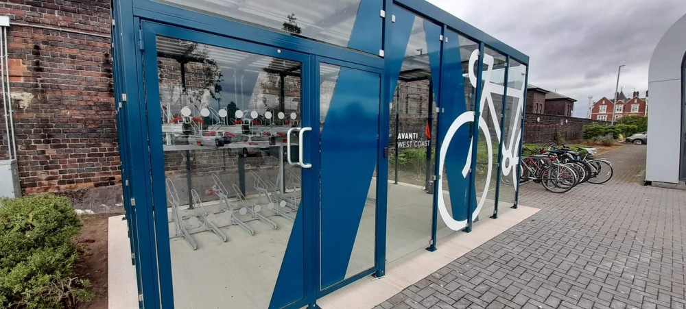 The Crewe Railway Station Cycle Hub was officially opened on Sunday - July 24 (Ben Wye).