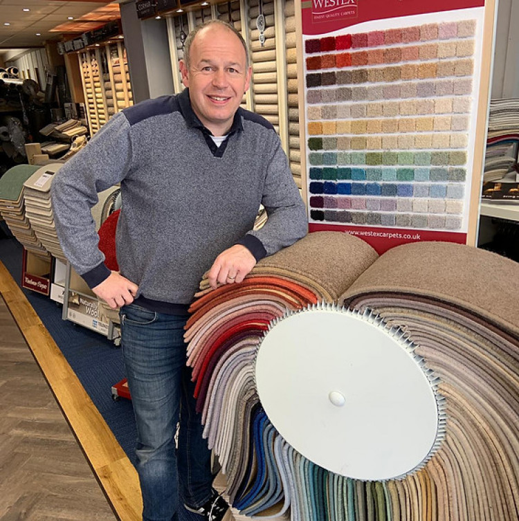 Teddington Carpet Centre's Owner Robert Wilks is heavily involved in the local community