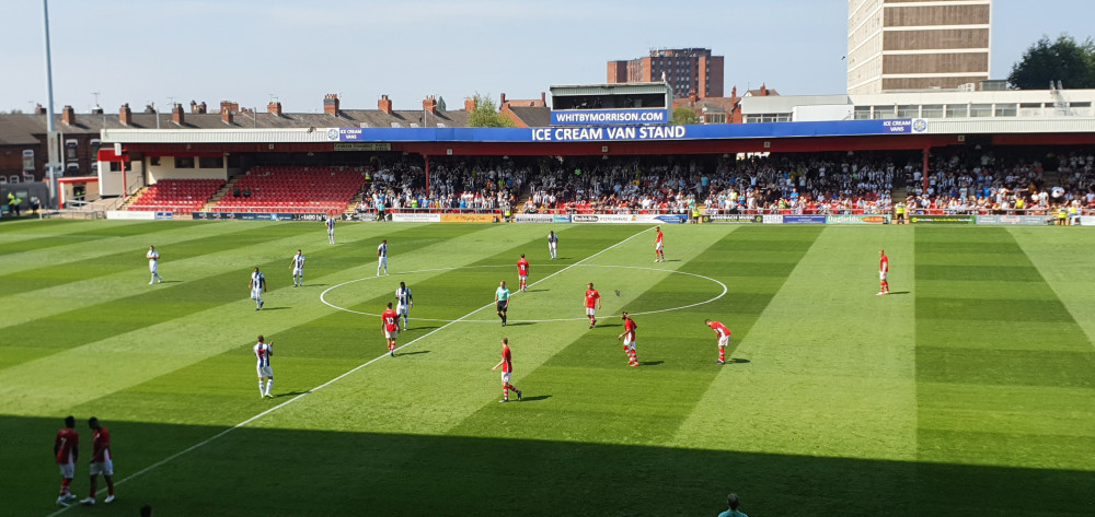 The Mornflake Stadium pitch in top condition against West Brom. The 2022/23 EFL season is now upon us (Ryan Parker).