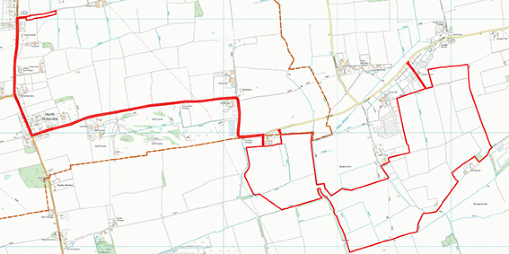 The solar farm's location. 