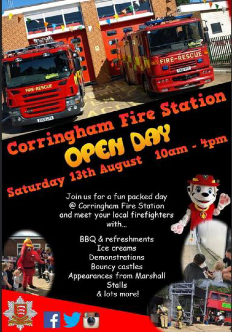 Corringham Fire Station open day