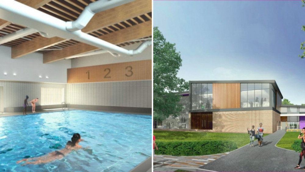 The chief executive of Warwick District Council has said Castle Farm and Abbey Fields provide the best value for money for the town's new leisure facilities (images via WDC)