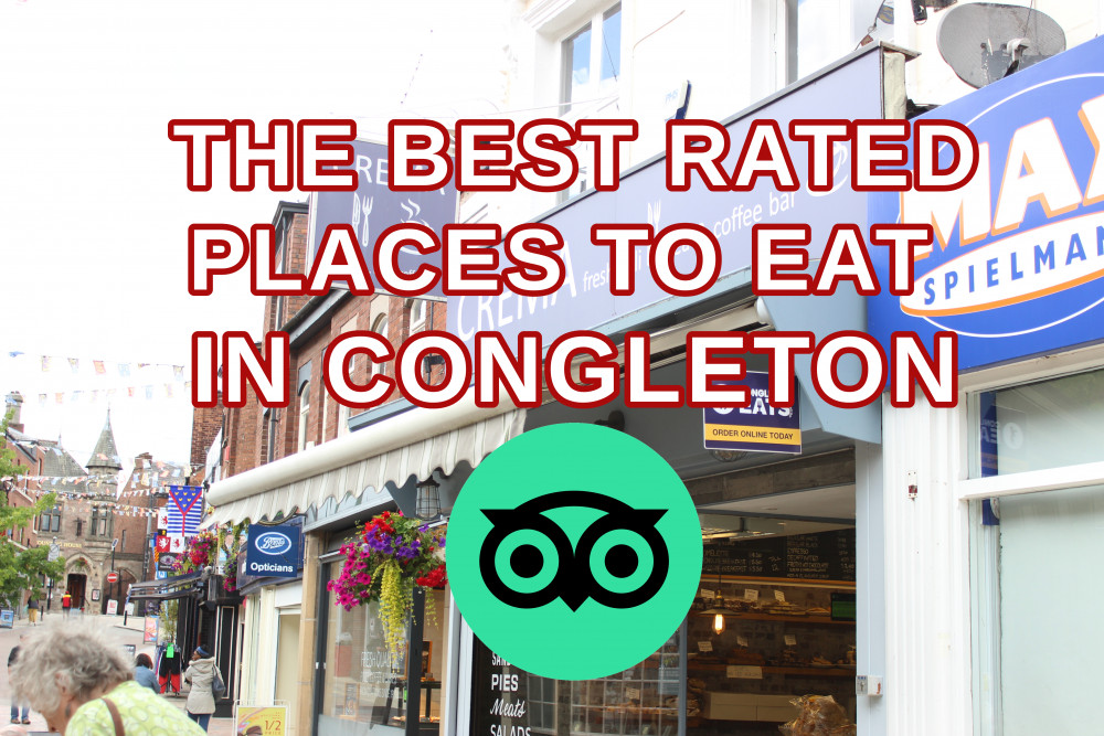 Here's what Congleton residents and visitors have rated the best places to eat out in Congleton. (Image - Alexander Greensmith / Congleton Nub News / Tripadvisor Logo Fair Use)