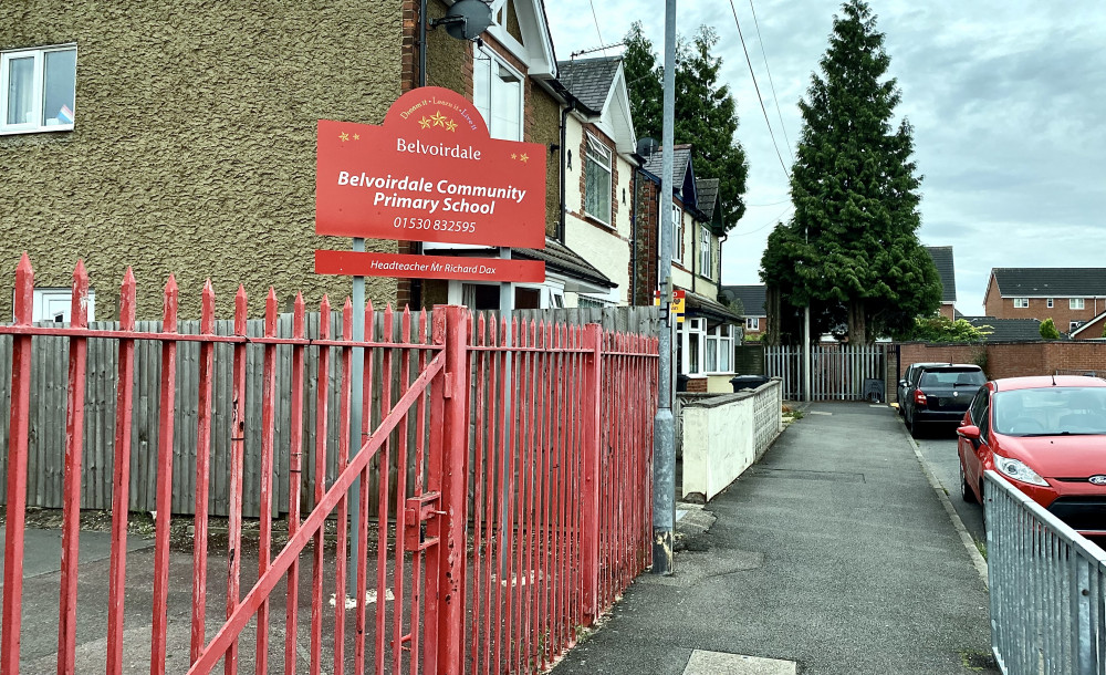 Belvoirdale Primary School in Coalville. Photo: Coalville Nub News Belvoirdale Primary School in Coalville. Photo: Coalville Nub News