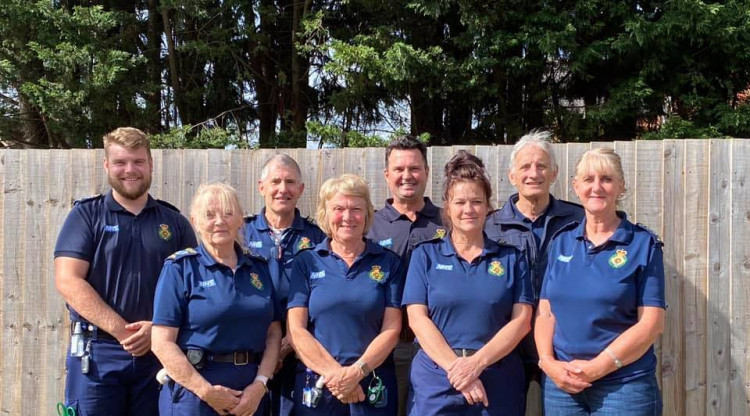 The Rutland Community First Responders team (image courtesy of RCFR)