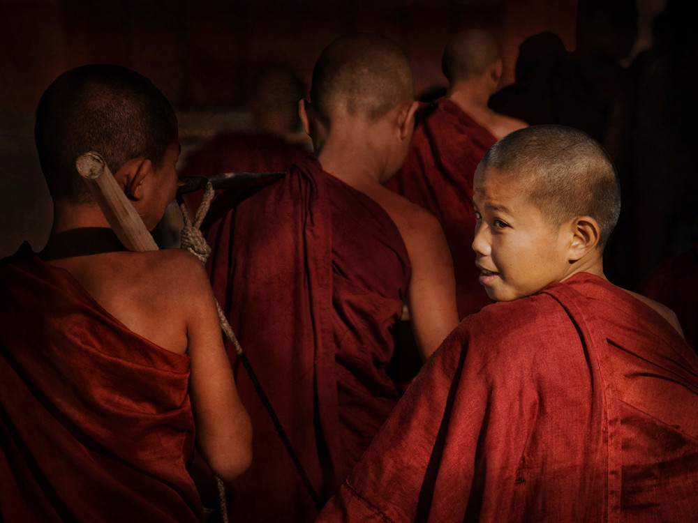 'Young Monks' by Crewe Photographic Society programme secretary Stephen Coyne, won Projected Digital Image of the Year (Jan Roberts).