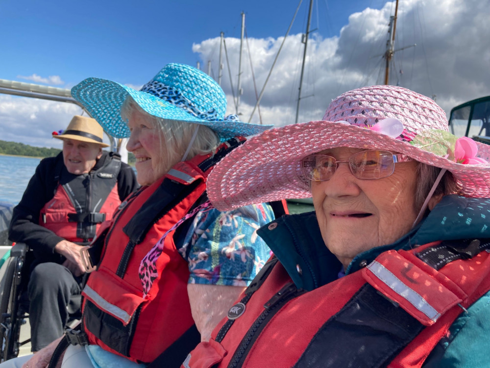 Residents from Spring Lodge on board Residents from Spring Lodge on board