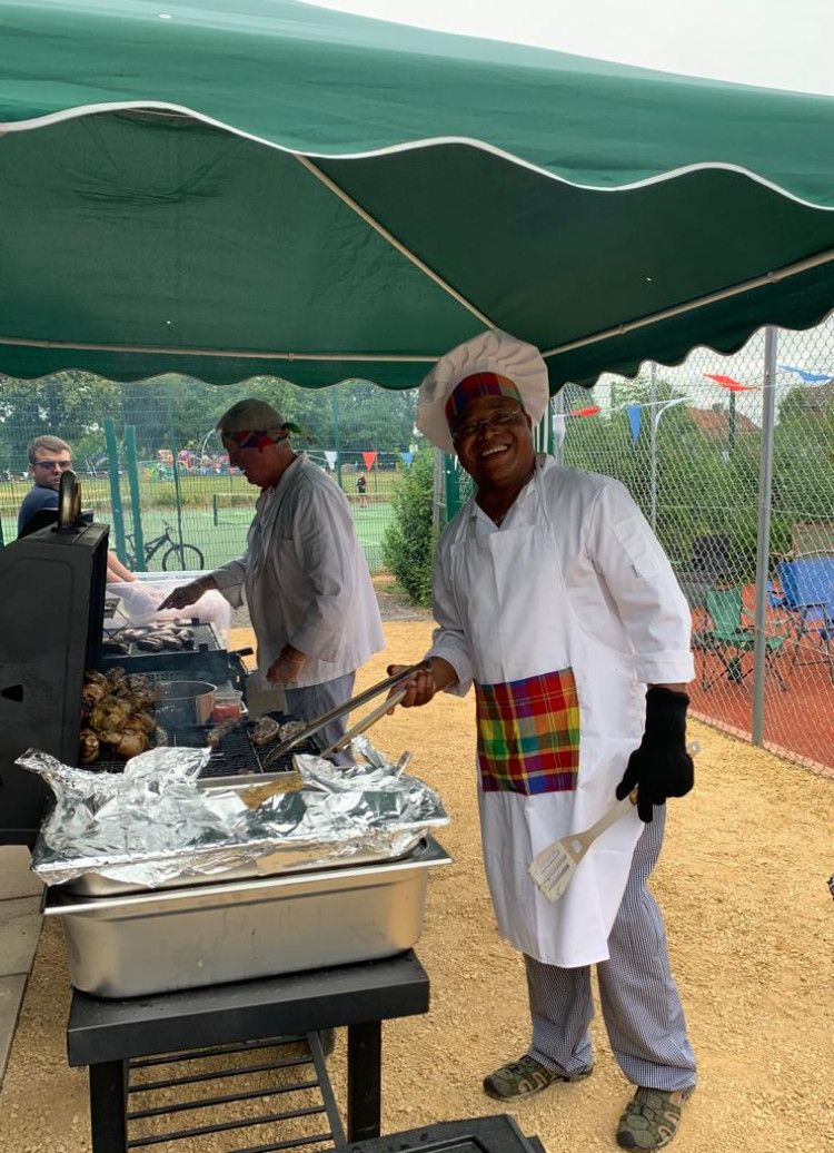 BBQ led by our head coach Stephen Marcelle