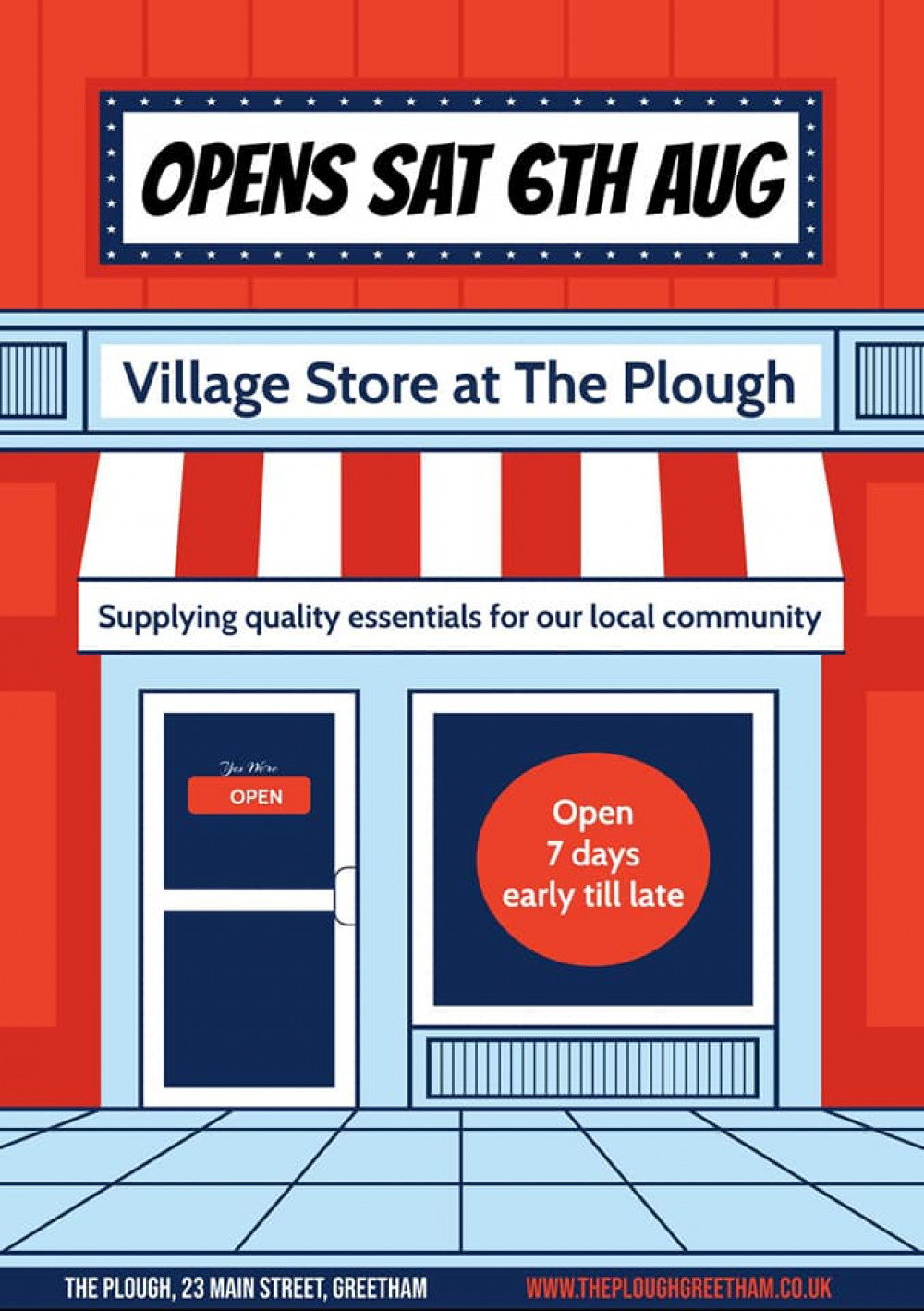 The Plough Village Store will open this Saturday (image courtesy of The Plough)