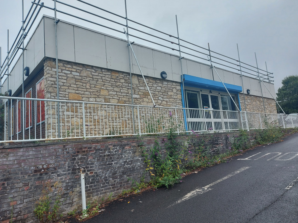 The former Argos store in Midsomer Norton today (August 3) 