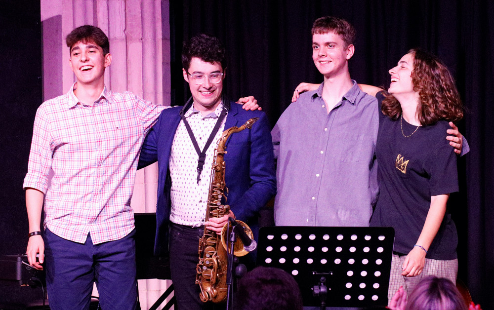 Oscar Lyons Quartet are a joy (Picture credit: Iain Blacklaw)