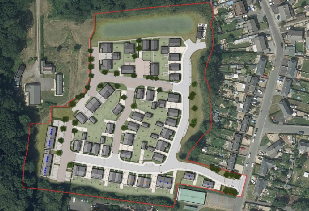 Plans For 60 Homes On Underhill Farm Site On Orchard Vale In Midsomer Norton Barton Willmore 020822