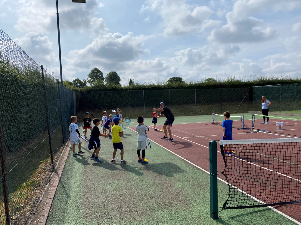 Summer tennis camps have been in full swing at Kenilworth Tennis, Squash and Croquet Club since the end of July (image supplied)