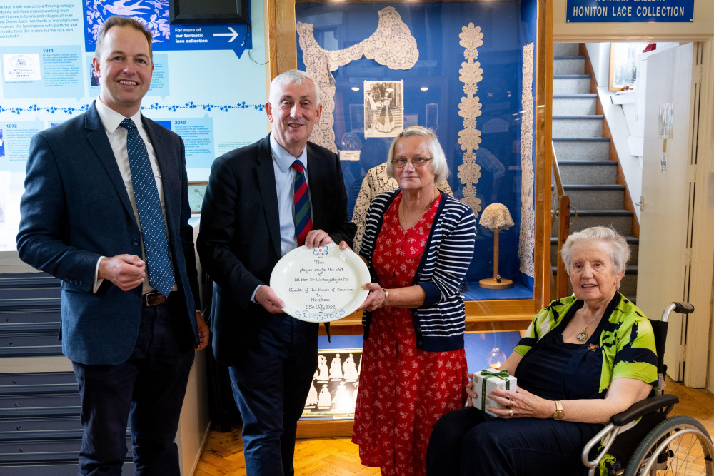 Richard Foord at Honiton's Allhallows Museum (Photo Credit ©UK Parliament/Andy Bailey) 