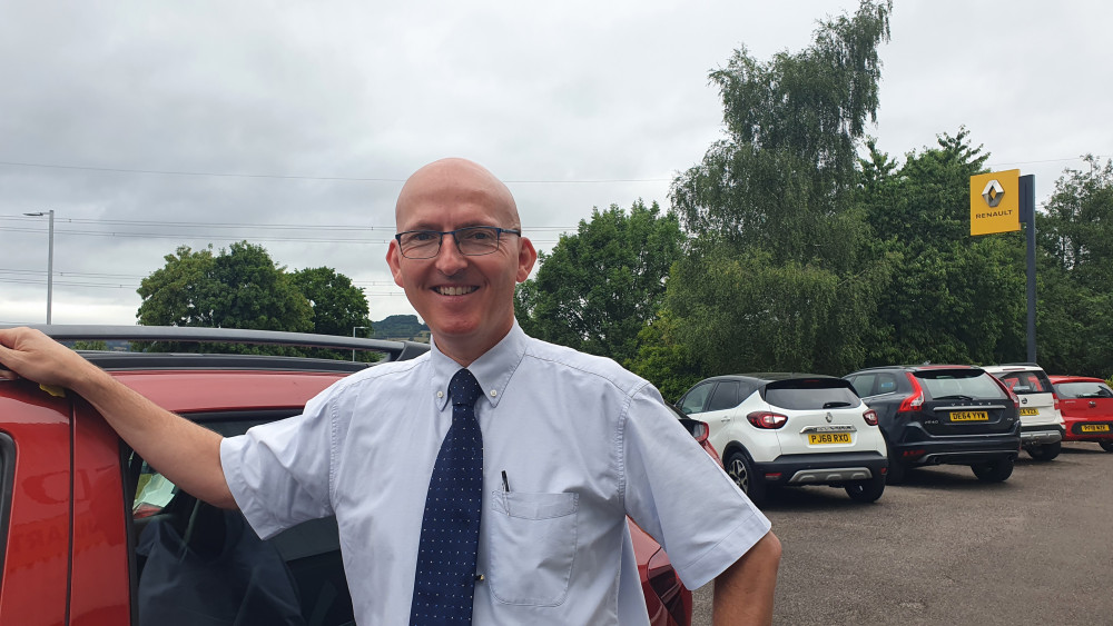 Harts of Honiton Sales Manager, Grahame Jackson