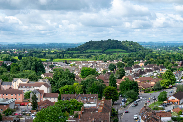 Enjoy spectacular view of Wells from St Cuthbert's Church Tower