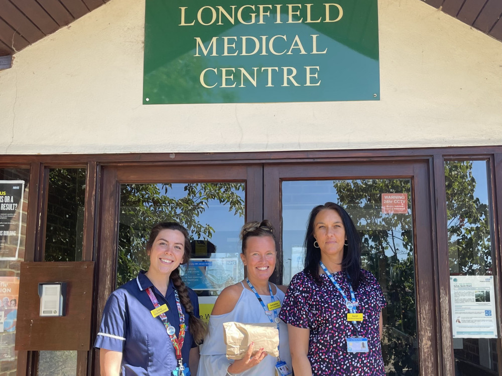 Longfield Medical Centre nurse Lucy Codling, Head of Operations Samantha Young and Social Prescriber Sarah Osborne worked together to launch the initiative in Maldon.