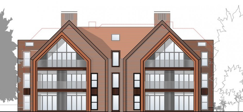 How the apartment block might look... How the apartment block might look...