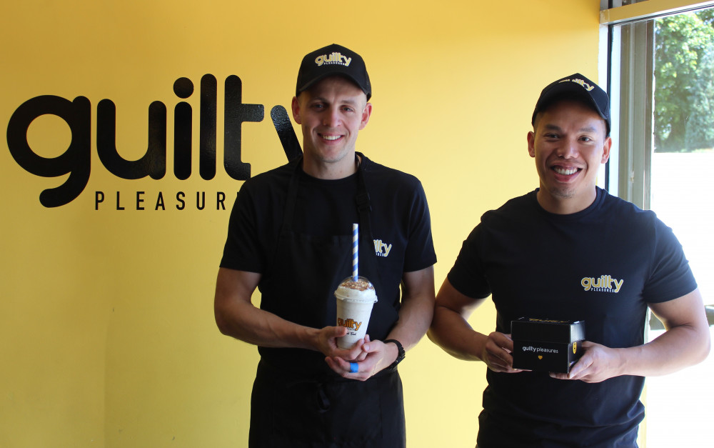 Director Rick Vo (right) and Chef Adam Sabeh (left) started their business Guilty Pleasures LGF on Weston Square last year, and have already expanded to a second location. (Image - Alexander Greensmith / Macclesfield Nub News)