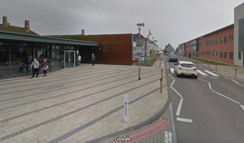 Staff, including those at University Hospital LLandough, will continue to wear coverings when delivering care to patients in clinical settings. (Image credit: Google Maps - Streetview)