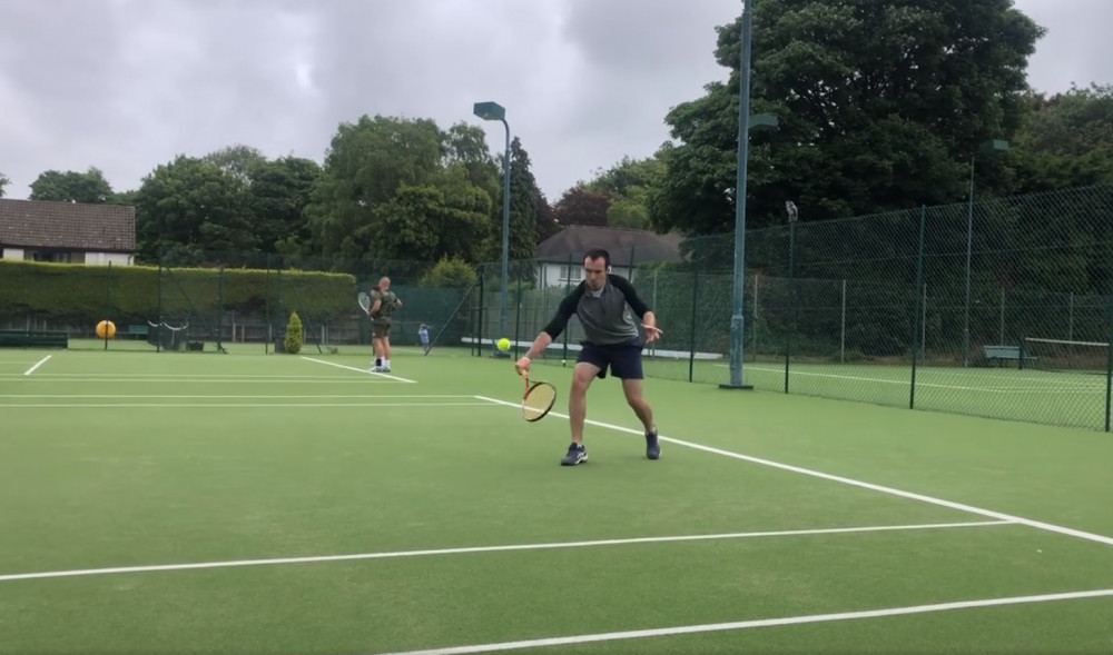 Wistaston Congregational playing an away match versus Heswall (Jonathan White).