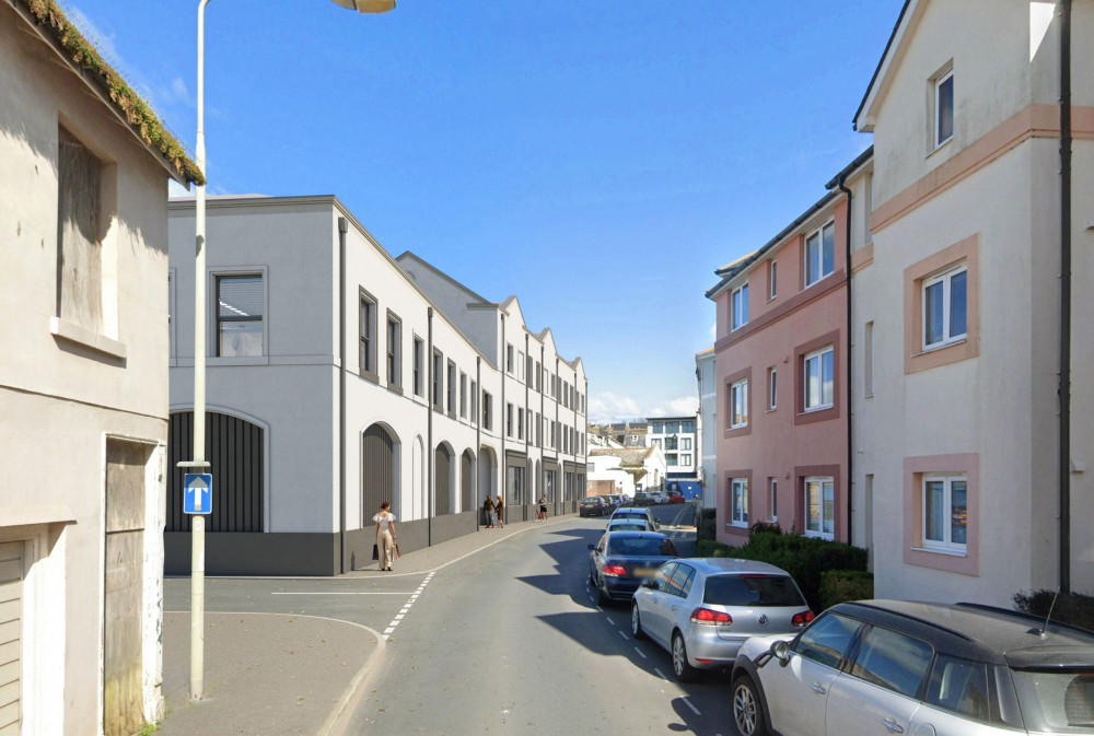 CGI mock-up of the design from Brunswick Street, Teignmouth (Torbay and South Devon NHS Foundation Trust)