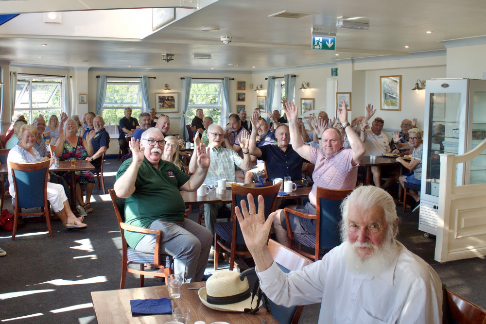 As many as 50 people came to the Smugglers Inn on Teignmouth Road for the first breakfast (Nub News/ Will Goddard)