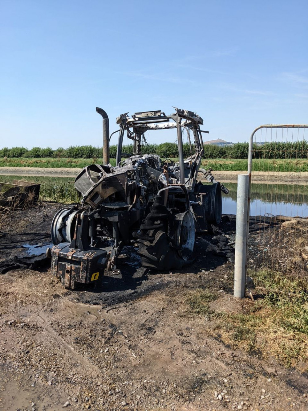 Another vehicle fire attended by Street Fire Station on August 11. Picture by Street Fire Station