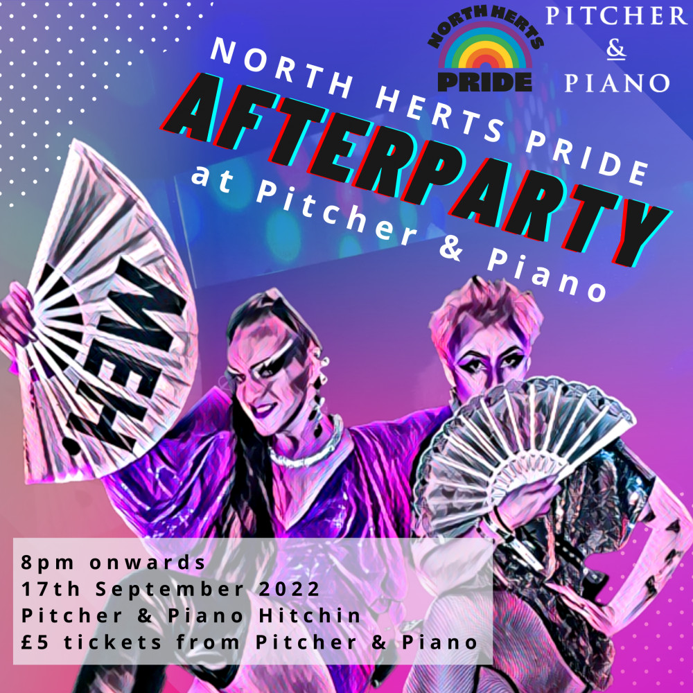 Get set for North Herts Pride in Hitchin. Find out more