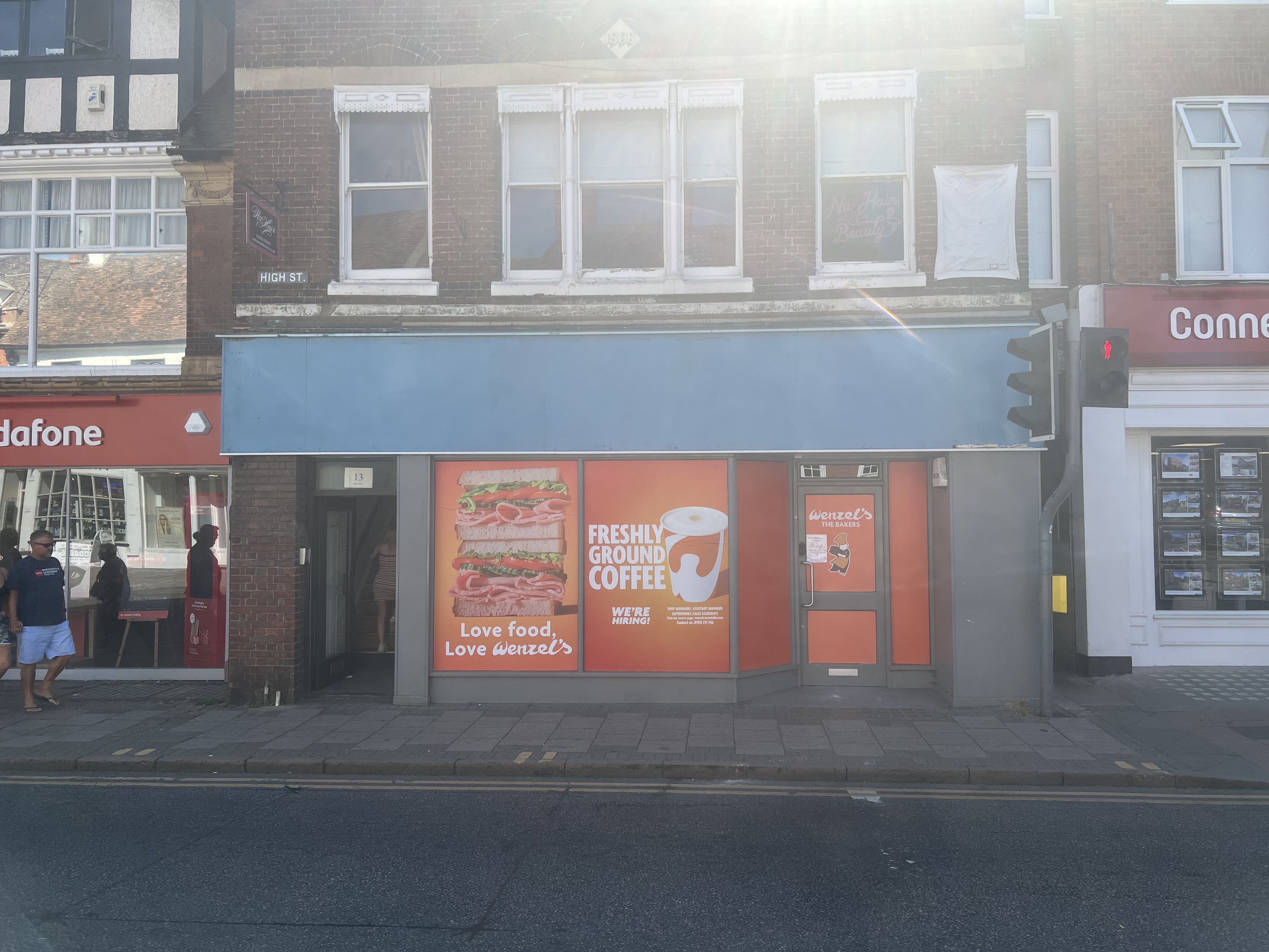 Wenzel's The Bakers are set to open in Hitchin town centre a matter of yards from Greggs near to the market square. CREDIT: @HitchinNubNews 