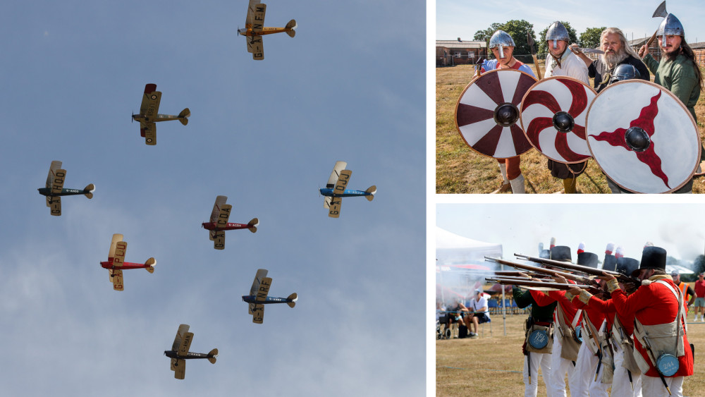 The ‘award-winning’ exhibitions drew praise for their variety. (Photos: Stow Maries)