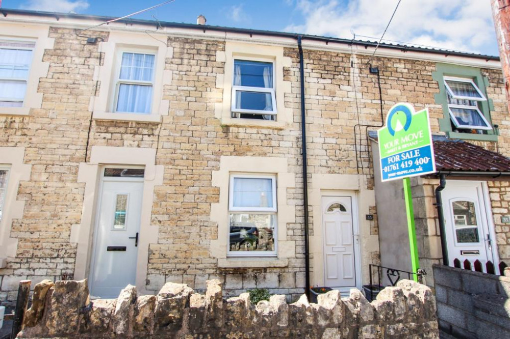 This cottage is part of a row in Midsomer Norton This cottage is part of a row in Midsomer Norton