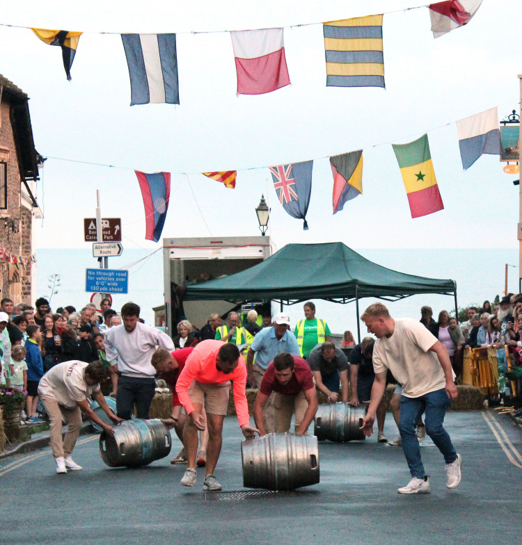 Beer Regatta barrel rolling returned for the first time since 2019