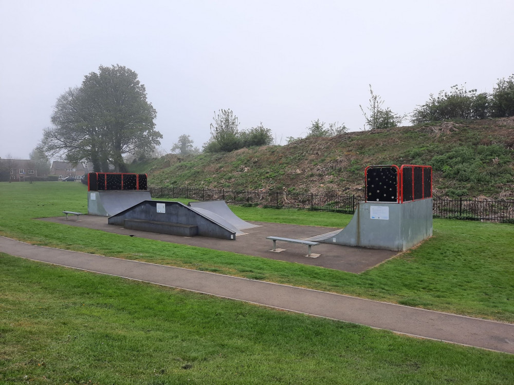 Oakham's current skatepark is located in Cutts Close