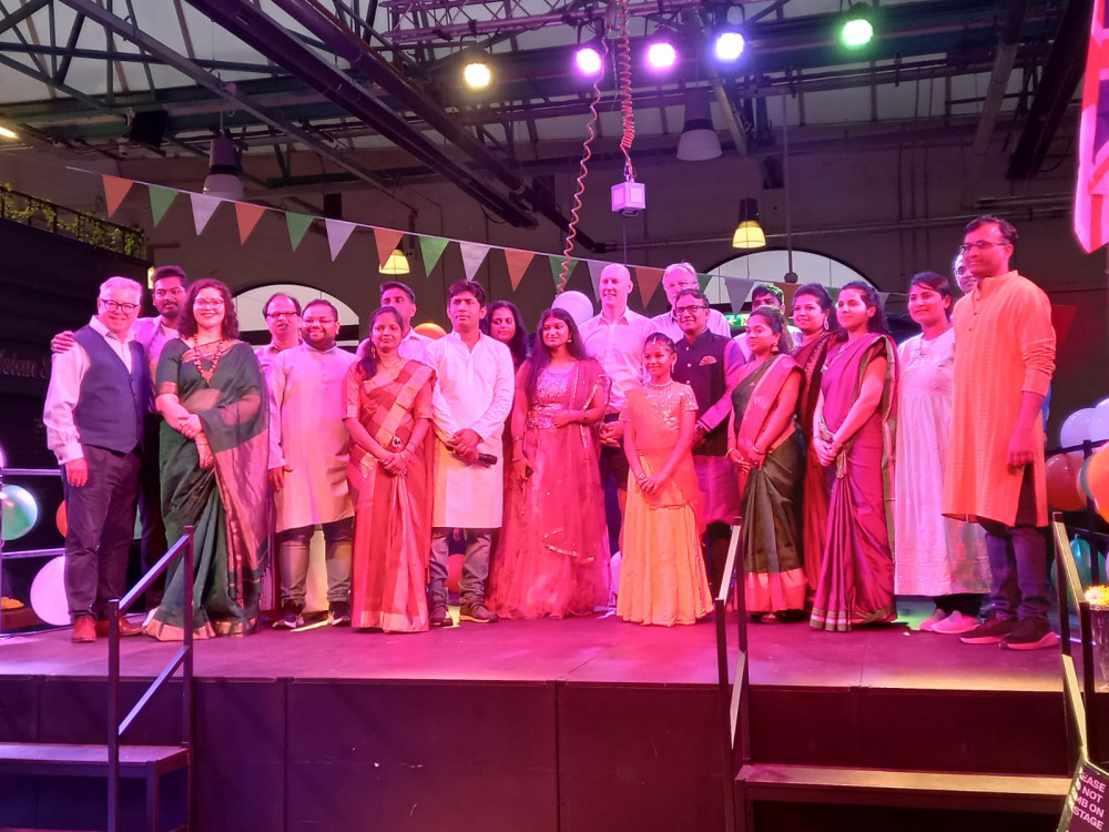 Crewe Market Hall celebrated its second ever Indian cultural evening on Monday - August 15 (Crewe Nub News).