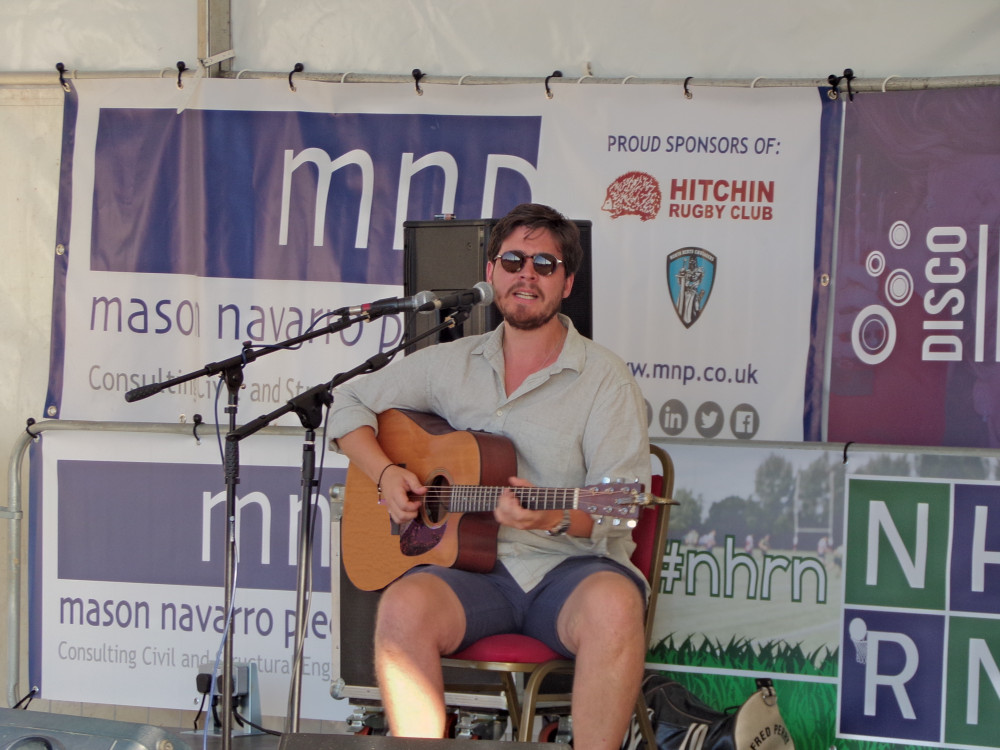 Lawrence Hill signing at the NHRN summer festival in Hitchin. CREDIT: George Bigley 