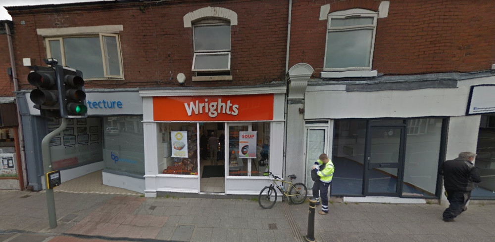 The High Street building was a Wrights pie outlet before being turned into a Woods sandwich shop and then closing again.