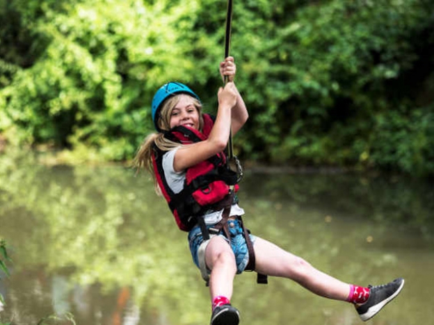 Zip Wires over the river - accessible for all - for wilder moments!