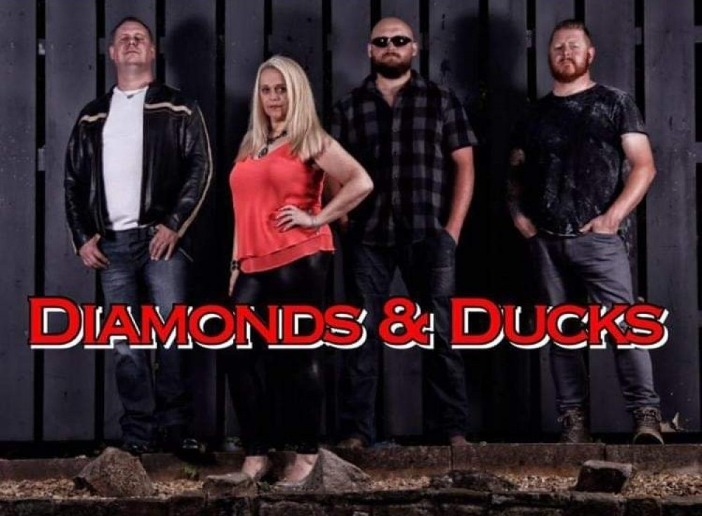 Diamond & Ducks will be performing live at The Raven this Sunday (August 21).